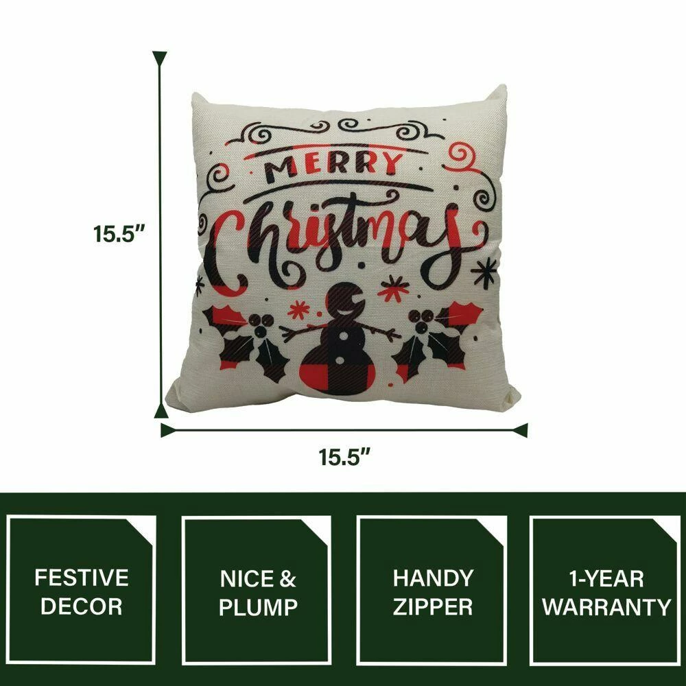Fraser Hill Farm Assortment Of Four Christmas Accent Pillows - Series 3 6 Fraser Hill Farm Assortment Of Four Christmas Accent Pillows - Series 3 - Image 6