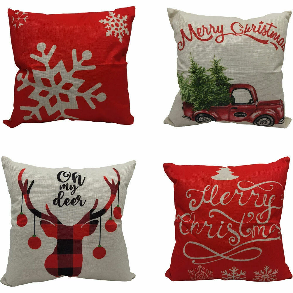 Fraser Hill Farm Assortment Of Four Christmas Accent Pillows - Series 2 1 Fraser Hill Farm Assortment Of Four Christmas Accent Pillows - Series 2