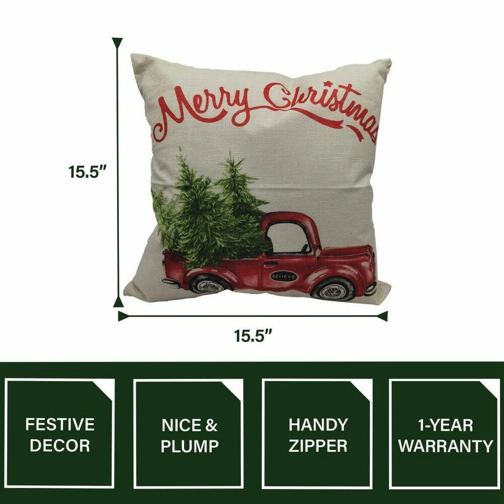 Fraser Hill Farm Assortment Of Four Christmas Accent Pillows - Series 2 3 Fraser Hill Farm Assortment Of Four Christmas Accent Pillows - Series 2 - Image 3