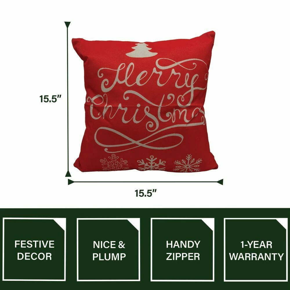 Fraser Hill Farm Assortment Of Four Christmas Accent Pillows - Series 2 4 Fraser Hill Farm Assortment Of Four Christmas Accent Pillows - Series 2 - Image 4