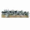 Fraser Hill Farm 42-inch 5-Candle Holder W/ Frosted Branches And Pinecones In Wooden Box