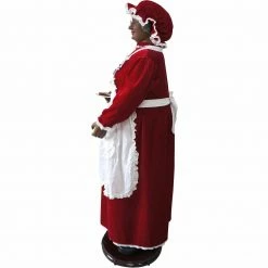 Fraser Hill Farm 58-In. Dancing African American Mrs. Claus With Apron And Cookies, Life-Sized -Christmas store unnamed file 1185