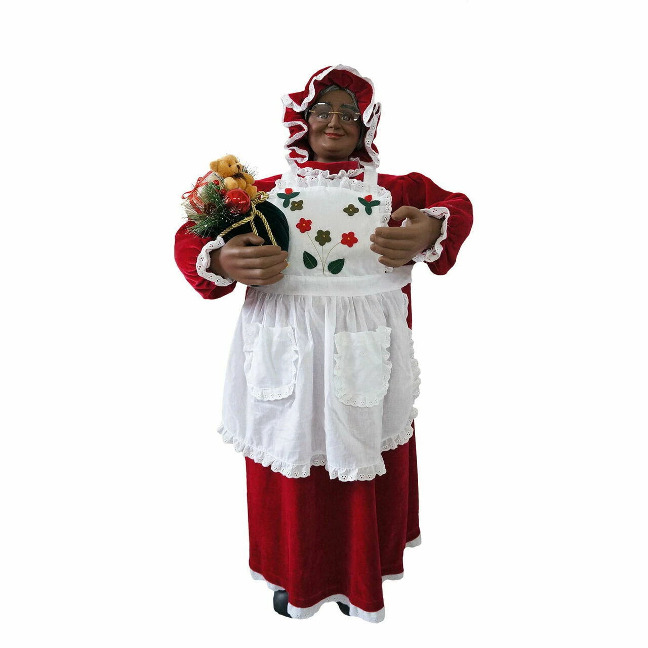 Fraser Hill Farm 3-Ft. Music And Motion African American Mrs. Claus With Apron - Animated Indoor 1 Fraser Hill Farm 3-Ft. Music And Motion African American Mrs. Claus With Apron - Animated Indoor