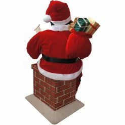 Fraser Hill Farm 48-In. Music And Motion African American Santa In Chimney, Life-Size Indoor Decor 17 Fraser Hill Farm 48-In. Music And Motion African American Santa In Chimney, Life-Size Indoor Decor -Christmas store unnamed file 1213