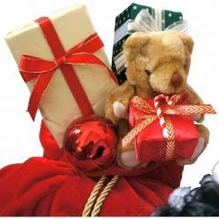 Fraser Hill Farm 48-In. Music And Motion Santa Claus In The Chimney