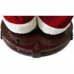 Fraser Hill Farm 58" Life-Size Dancing Santa With Teddy Bear -Christmas store unnamed file 1365