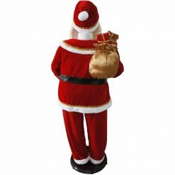 Fraser Hill Farm 58" Life-Size Dancing Santa With Gifts In Hand -Christmas store unnamed file 1384