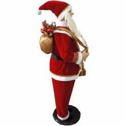 Fraser Hill Farm 58" Life-Size Dancing Santa With Gifts In Hand -Christmas store unnamed file 1385