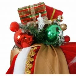 Fraser Hill Farm 58" Life-Size Dancing Santa With Gifts In Hand -Christmas store unnamed file 1386