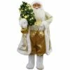 Fraser Hill Farm 36" Music And Motion Santa With Christmas Tree