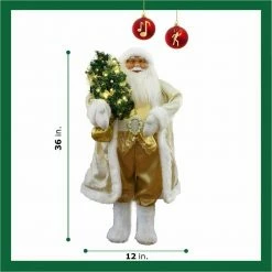 Fraser Hill Farm 36" Music And Motion Santa With Christmas Tree -Christmas store unnamed file 1440