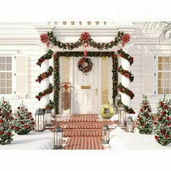 Fraser Hill Farm 18-In. Gold Resin Oversized Christmas Ornament W/ Snowflake Pattern And LED Lights -Christmas store unnamed file 1537