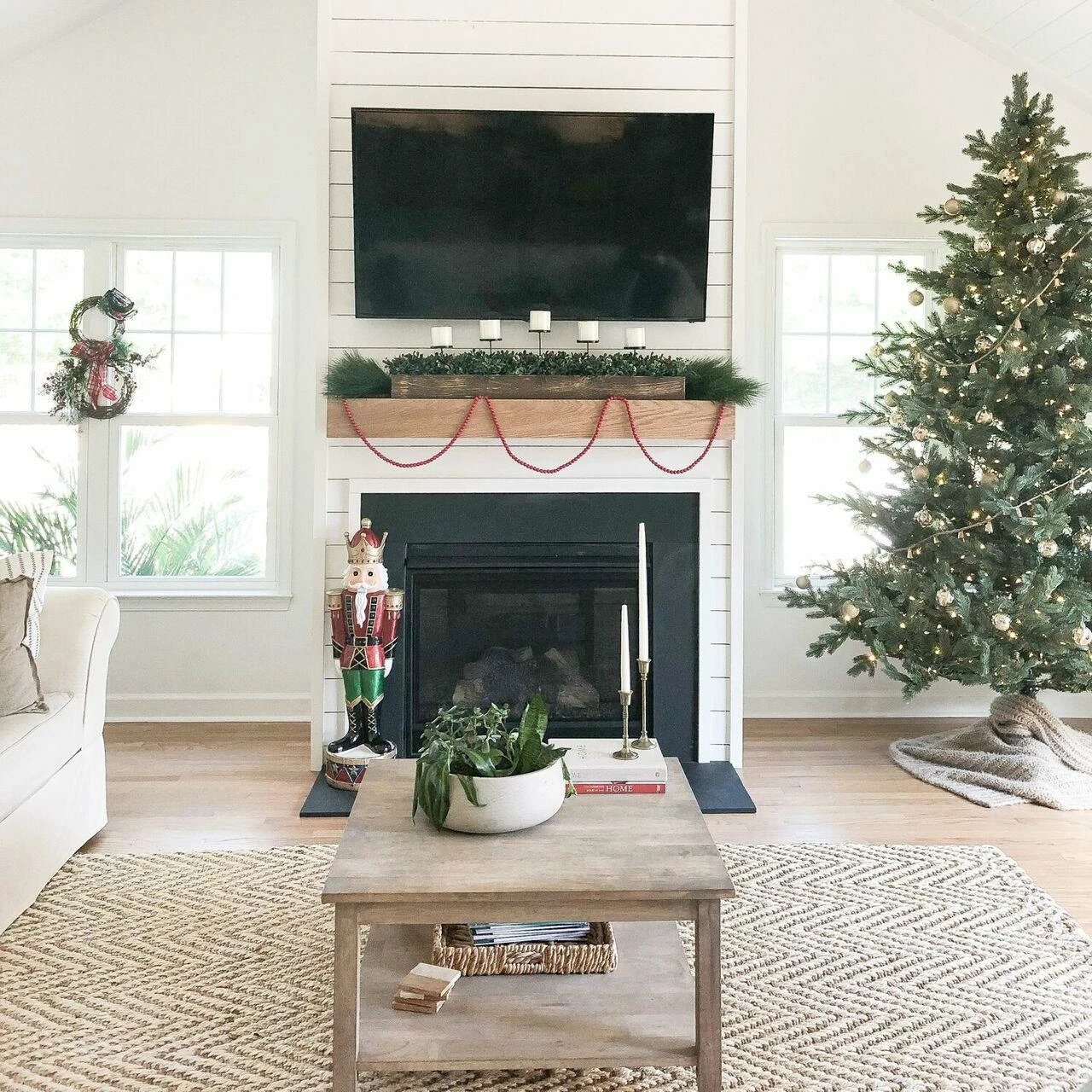 Fraser Hill Farm 3-Ft. Resin Nutcracker Greeter With LED Lights, Indoor/Covered Outdoor 3 Fraser Hill Farm 3-Ft. Resin Nutcracker Greeter With LED Lights, Indoor/Covered Outdoor - Image 3