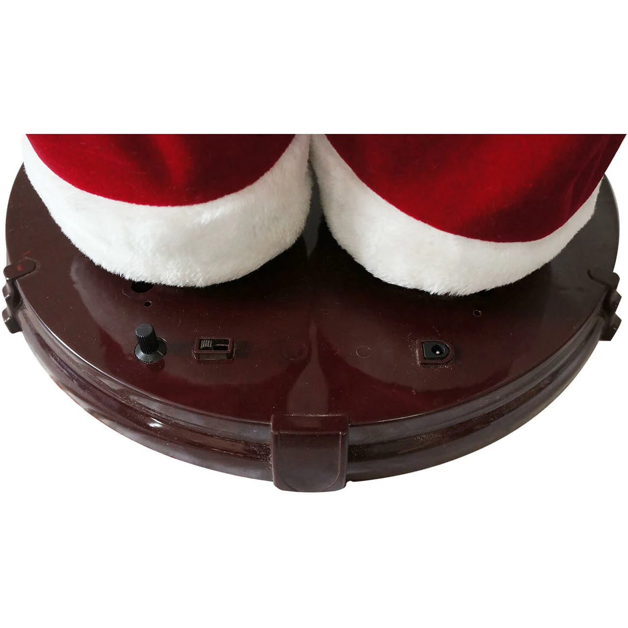 Fraser Hill Farm 58-In. African American Dancing Santa With Toy Sack And Teddy Bear, Animated Christmas Decorations, Holiday Home Décor 10 Fraser Hill Farm 58-In. African American Dancing Santa With Toy Sack And Teddy Bear, Animated Christmas Decorations, Holiday Home Décor - Image 10