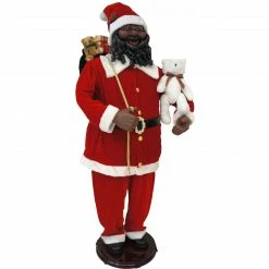 Fraser Hill Farm 58-In. African American Dancing Santa With Toy Sack And Teddy Bear, Animated Christmas Decorations, Holiday Home Décor 28 Fraser Hill Farm 58-In. African American Dancing Santa With Toy Sack And Teddy Bear, Animated Christmas Decorations, Holiday Home Décor -Christmas store unnamed file 1635