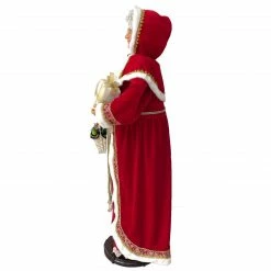 Fraser Hill Farm 58-In. Dancing Mrs. Claus With Hooded Cloak, Gift And Basket, Animated Christmas Decorations, Holiday Home Décor -Christmas store unnamed file 1666