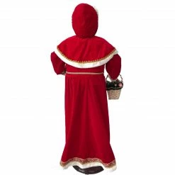 Fraser Hill Farm 58-In. Dancing Mrs. Claus With Hooded Cloak, Gift And Basket, Animated Christmas Decorations, Holiday Home Décor -Christmas store unnamed file 1667
