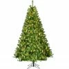 Fraser Hill Farm 6.5-Ft. Vintage Christmas Tree With Classic Candles And Warm White LED Lights