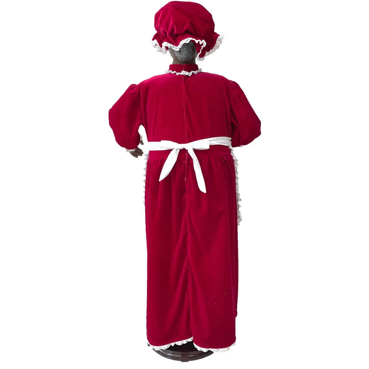 Fraser Hill Farm 58-In. African American Dancing Mrs. Claus With Baking Apron And Cookies, Animated Christmas Decorations, Holiday Home Décor 12 Fraser Hill Farm 58-In. African American Dancing Mrs. Claus With Baking Apron And Cookies, Animated Christmas Decorations, Holiday Home Décor - Image 12