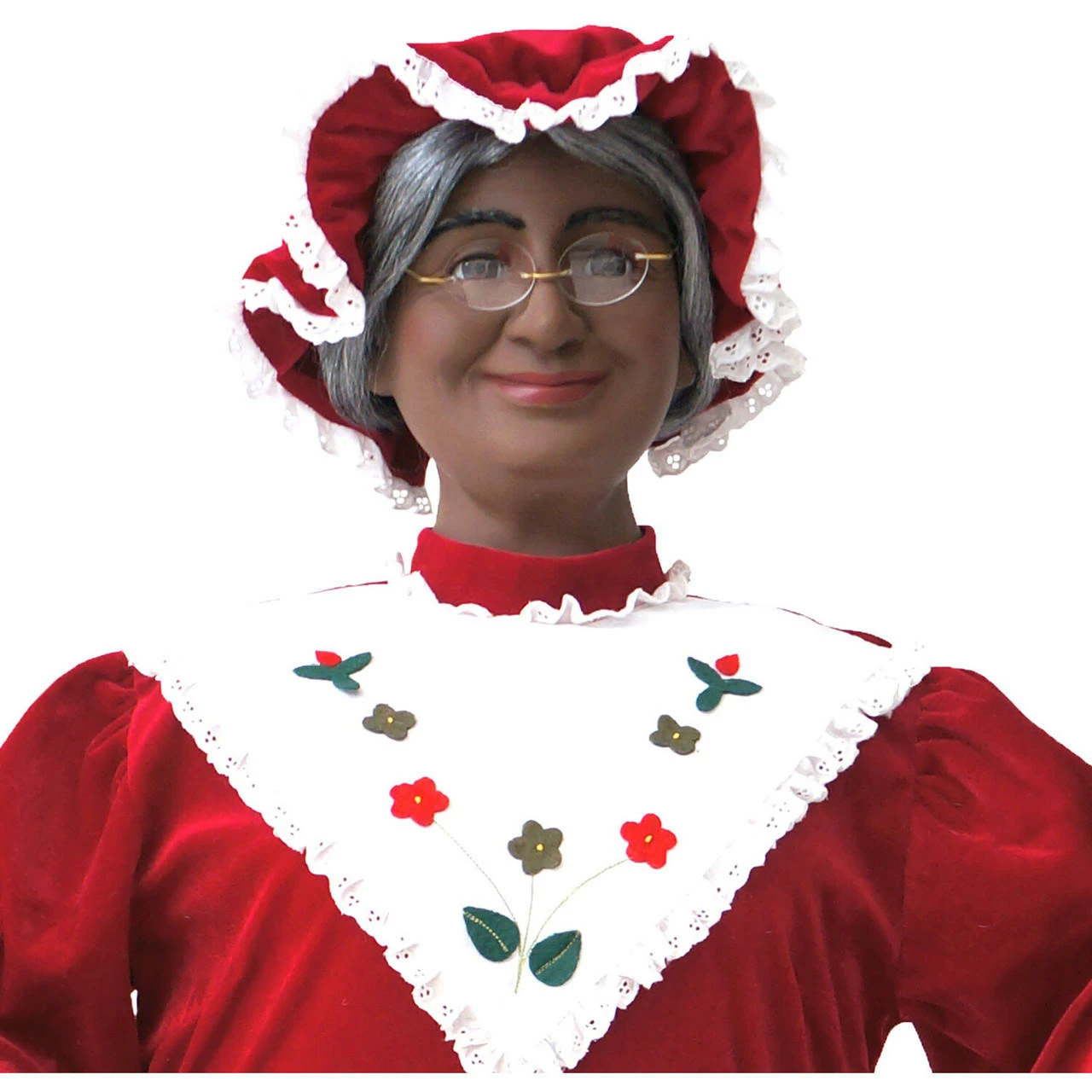 Fraser Hill Farm 58-In. African American Dancing Mrs. Claus With Baking Apron And Cookies, Animated Christmas Decorations, Holiday Home Décor 15 Fraser Hill Farm 58-In. African American Dancing Mrs. Claus With Baking Apron And Cookies, Animated Christmas Decorations, Holiday Home Décor - Image 15