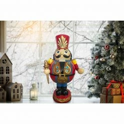 Fraser Hill Farm Christmas Time 3-Ft. Roly-Poly Nutcracker Toy Soldier W/ LED Lights, Outdoor Christmas Decor, Red -Christmas store unnamed file 1707