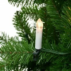 Fraser Hill Farm 6.5-Ft. Vintage Christmas Tree With Classic Candles And Warm White LED Lights -Christmas store unnamed file 174