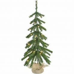 Fraser Hill Farm Set Of 3 Downswept Farmhouse Fir Trees With Warm White LED Lights -Christmas store unnamed file 183