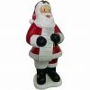 Fraser Hill Farm Christmas Time 3-Ft. Traditional Santa Claus Figurine, Resin Indoor Or Covered Outdoor Holiday Decor