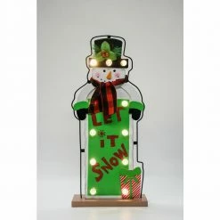 Fraser Hill Farm Bright Christmas 6-Piece Decorating Kit: Wreath, Train, Sleigh, Ho Ho Ho, Let It Snow, Ornaments -Christmas store unnamed file 1905