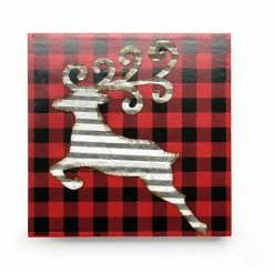 Fraser Hill Farm Farmhouse 5-Piece Decorating Kit: Wreath, Joy Blocks, Sign, Truck/Wagon, Reindeer/Snowflake Plaques -Christmas store unnamed file 1916