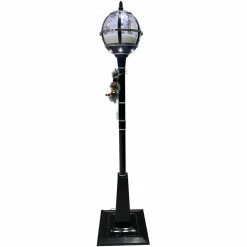 Fraser Hill Farm Let It Snow Series 69-In. Musical Snow Globe Lamp Post W/ Snowman Scene, 2 Signs, Cascading Snow, And Christmas Carols, Black 36 Fraser Hill Farm Let It Snow Series 69-In. Musical Snow Globe Lamp Post W/ Snowman Scene, 2 Signs, Cascading Snow, And Christmas Carols, Black -Christmas store unnamed file 2098