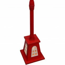 Fraser Hill Farm Let It Snow Series 53-In. Musical Street Lamp With Lighted Base, Seesaw Santa, Cascading Snow, And Christmas Carols, Red -Christmas store unnamed file 2186