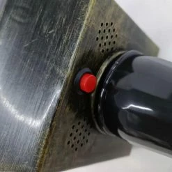 Fraser Hill Farm Let It Snow 53-In. Musical Street Lamp W/ Lighted Base, Flying Santa, Cascading Snow, And Christmas Carols, Black/Bronze/Red -Christmas store unnamed file 2201