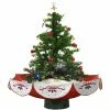 Fraser Hill Farm Let It Snow Series 29" Snowing Musical Christmas Tree W/ Red Base And Snow