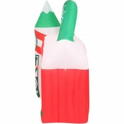 Fraser Hill Farm 6-Ft. Wide Pre-Lit Inflatable Santa's Workshop -Christmas store unnamed file 2429
