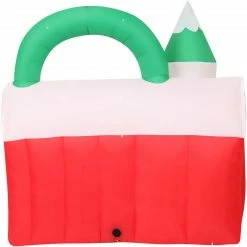 Fraser Hill Farm 6-Ft. Wide Pre-Lit Inflatable Santa's Workshop -Christmas store unnamed file 2430
