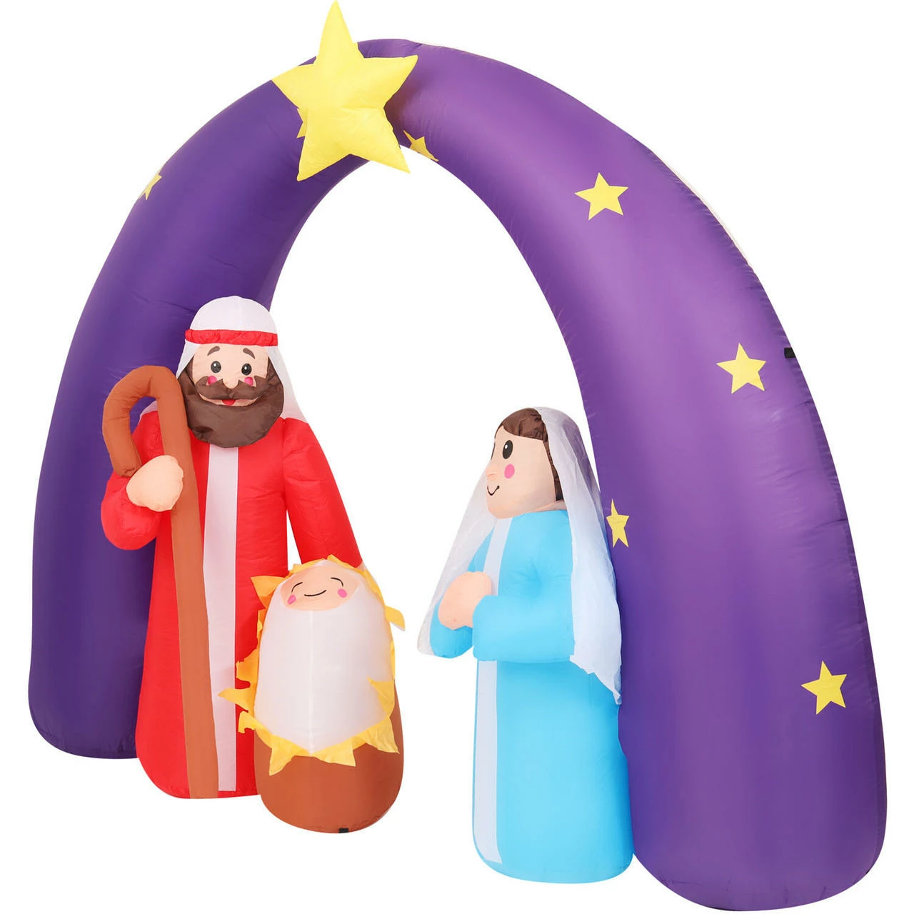 Fraser Hill Farm 7-Ft. Pre-Lit Inflatable Nativity Scene 8 Fraser Hill Farm 7-Ft. Pre-Lit Inflatable Nativity Scene - Image 8