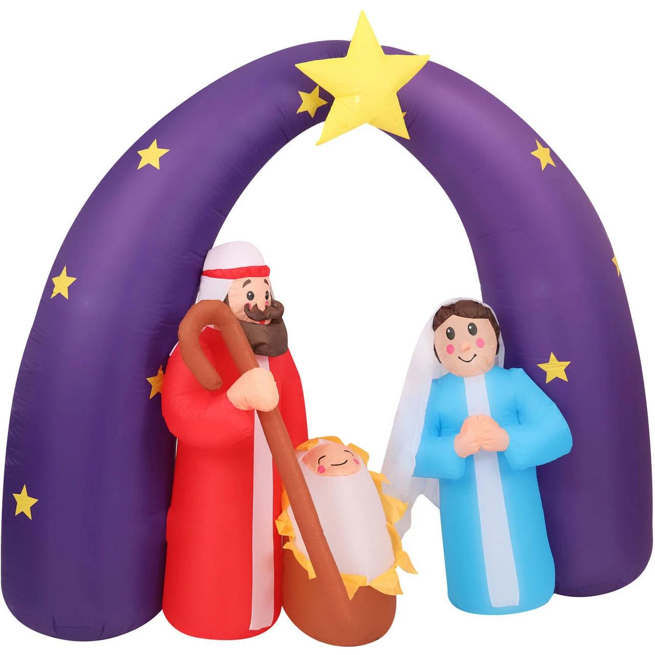 Fraser Hill Farm 7-Ft. Pre-Lit Inflatable Nativity Scene 10 Fraser Hill Farm 7-Ft. Pre-Lit Inflatable Nativity Scene - Image 10
