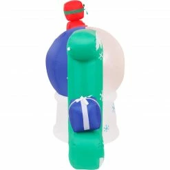 Fraser Hill Farm 4.5-Ft. Tall Pre-Lit Inflatable JOY Snowglobe -Christmas store unnamed file 2493
