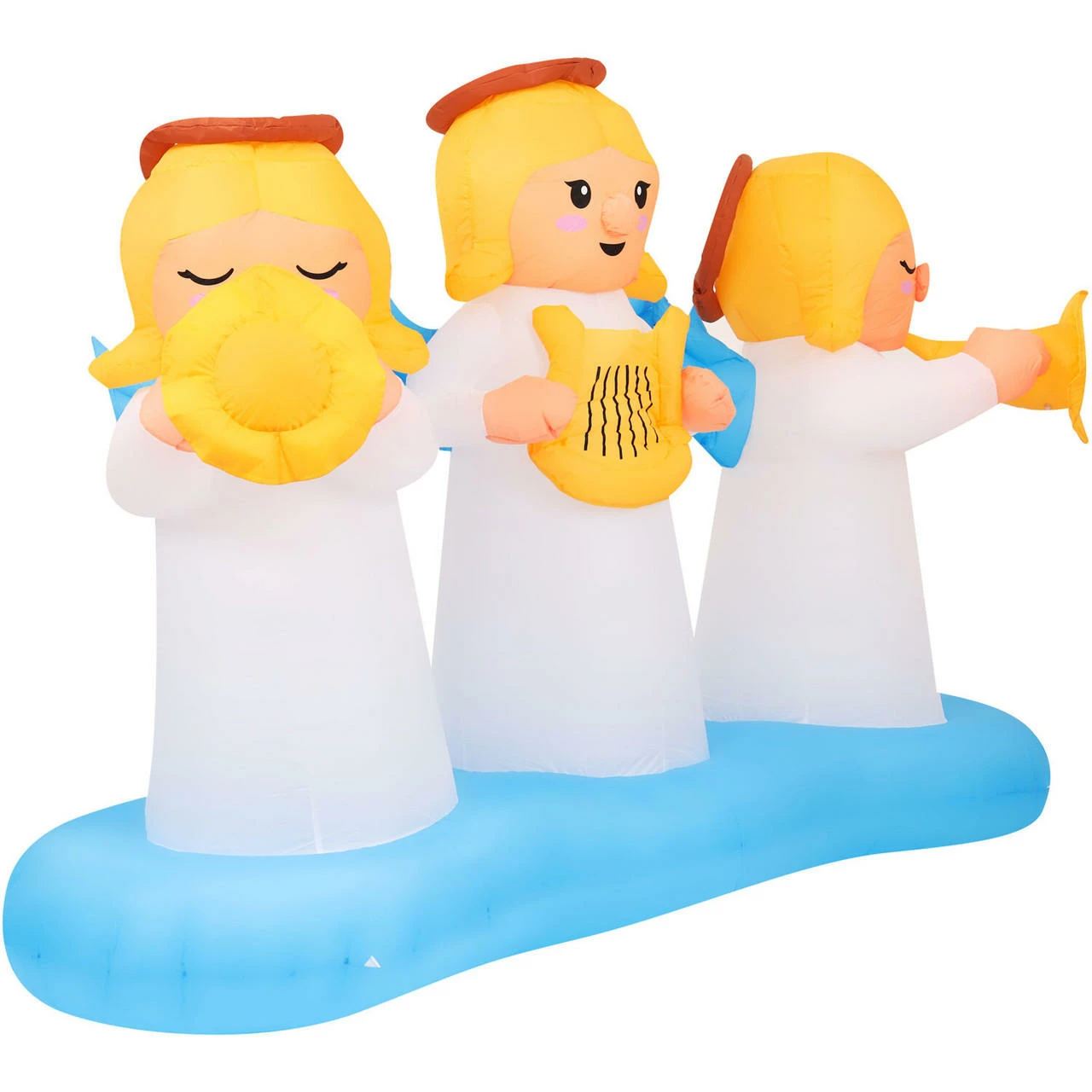 Fraser Hill Farm 8-Ft. Pre-Lit Inflatable Angel Trio 8 Fraser Hill Farm 8-Ft. Pre-Lit Inflatable Angel Trio - Image 8