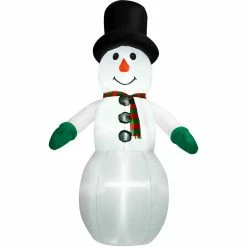 Fraser Hill Farm 10-Ft. Pre-Lit Inflatable Snowman -Christmas store unnamed file 2552