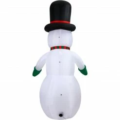 Fraser Hill Farm 10-Ft. Pre-Lit Inflatable Snowman -Christmas store unnamed file 2555