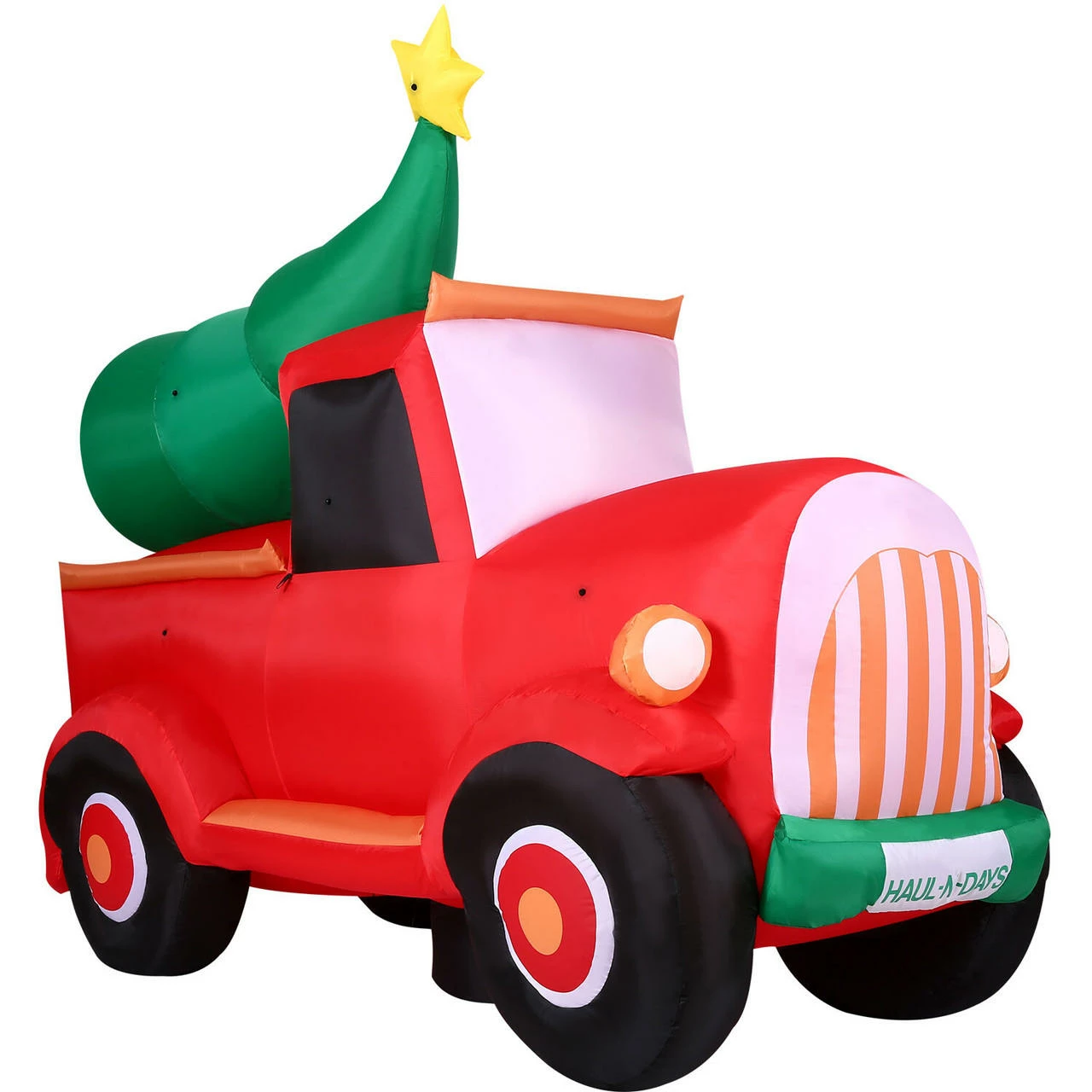 Fraser Hill Farm 6-Ft. Tall Pre-Lit Inflatable Christmas Pickup Truck 7 Fraser Hill Farm 6-Ft. Tall Pre-Lit Inflatable Christmas Pickup Truck - Image 7
