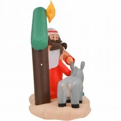 Fraser Hill Farm 7-Ft. Nativity Mary, Joseph, Baby Jesus, Animals, Inflatable W/ Lights, Storage Bag 19 Fraser Hill Farm 7-Ft. Nativity Mary, Joseph, Baby Jesus, Animals, Inflatable W/ Lights, Storage Bag -Christmas store unnamed file 2672