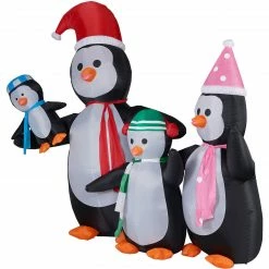 Fraser Hill Farm 10-Ft. Tall Penguin Family, Blow Up Inflatable W/ Lights And Storage Bag 19 Fraser Hill Farm 10-Ft. Tall Penguin Family, Blow Up Inflatable W/ Lights And Storage Bag -Christmas store unnamed file 2788