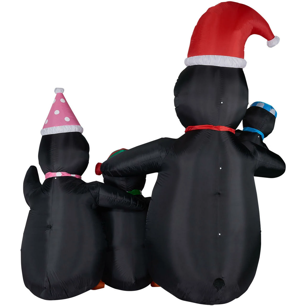 Fraser Hill Farm 10-Ft. Tall Penguin Family, Blow Up Inflatable W/ Lights And Storage Bag 9 Fraser Hill Farm 10-Ft. Tall Penguin Family, Blow Up Inflatable W/ Lights And Storage Bag - Image 9