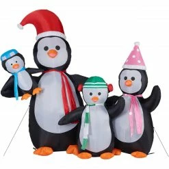 Fraser Hill Farm 10-Ft. Tall Penguin Family, Blow Up Inflatable W/ Lights And Storage Bag 22 Fraser Hill Farm 10-Ft. Tall Penguin Family, Blow Up Inflatable W/ Lights And Storage Bag -Christmas store unnamed file 2791