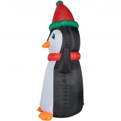 Fraser Hill Farm 10-Ft. Tall Penguin W/ Candy Cane, Inflatable W/ RGB Lights, Storage Bag 23 Fraser Hill Farm 10-Ft. Tall Penguin W/ Candy Cane, Inflatable W/ RGB Lights, Storage Bag -Christmas store unnamed file 2803