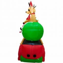 Fraser Hill Farm 8-Ft. Long Inflatable Christmas Tree In Pick-up Truck W/ LED Lights, Blow-Up -Christmas store unnamed file 2837