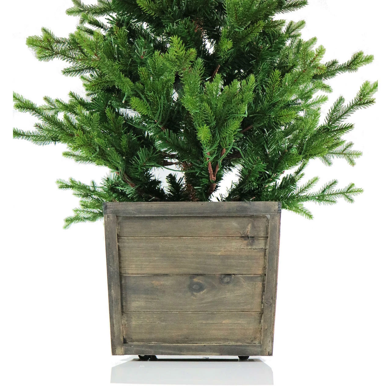 Fraser Hill Farm Royal Pine Artificial Potted Tree W/ Battery-Operated LED Lights, 4 Ft. 2 Fraser Hill Farm Royal Pine Artificial Potted Tree W/ Battery-Operated LED Lights, 4 Ft. - Image 2